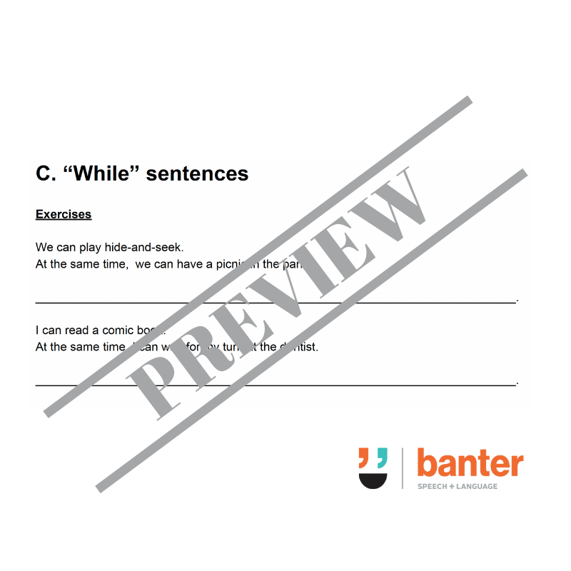 Think Then Write 3: Complex Sentences Workbook