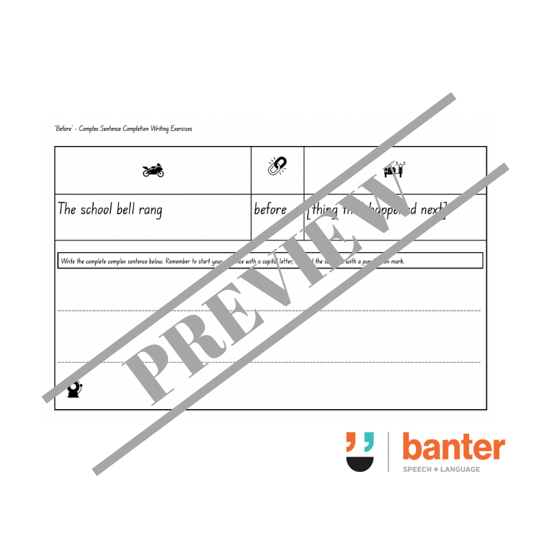 Think Then Write 3: Complex Sentences Workbook