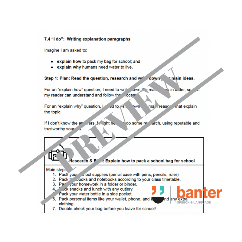 Think Then Write 4: Paragraph Writing Foundations Workbook