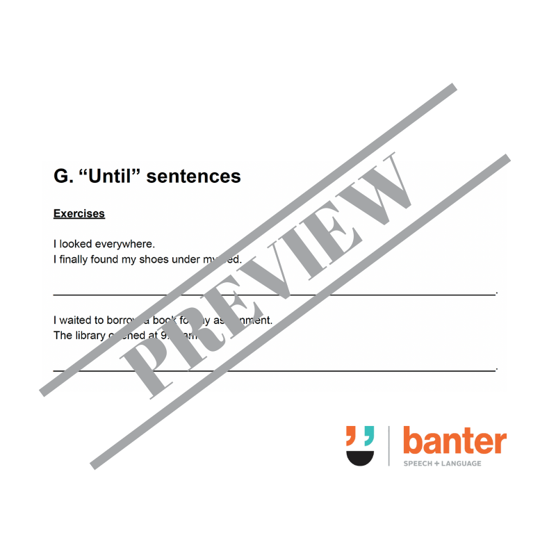 Think Then Write 3: Complex Sentences Workbook