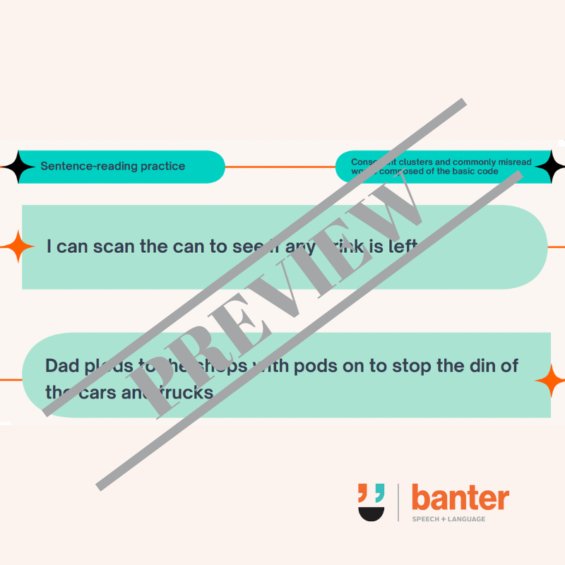 Banter Early Reading Program: Workbook 05