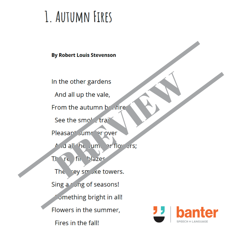 Banter Stuttering Workbook: Speech Fluency and Naturalness Practice Resources