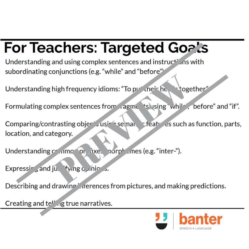 Interactive Oral Language Workouts for Primary School Students