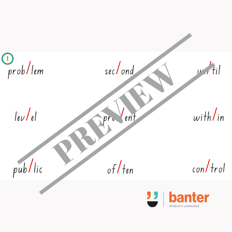 Banter Early Reading Program: Workbook 06