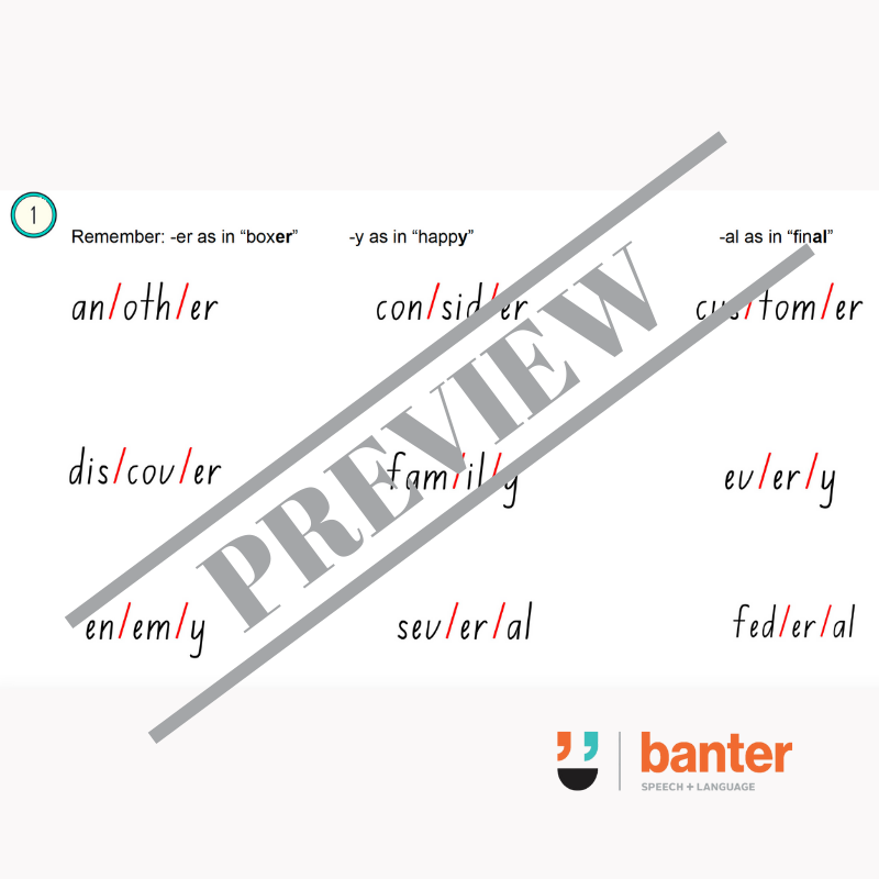 Banter Early Reading Program: Workbook 06