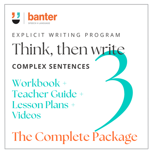 Think Then Write 3: Complex Sentences - The Complete Package