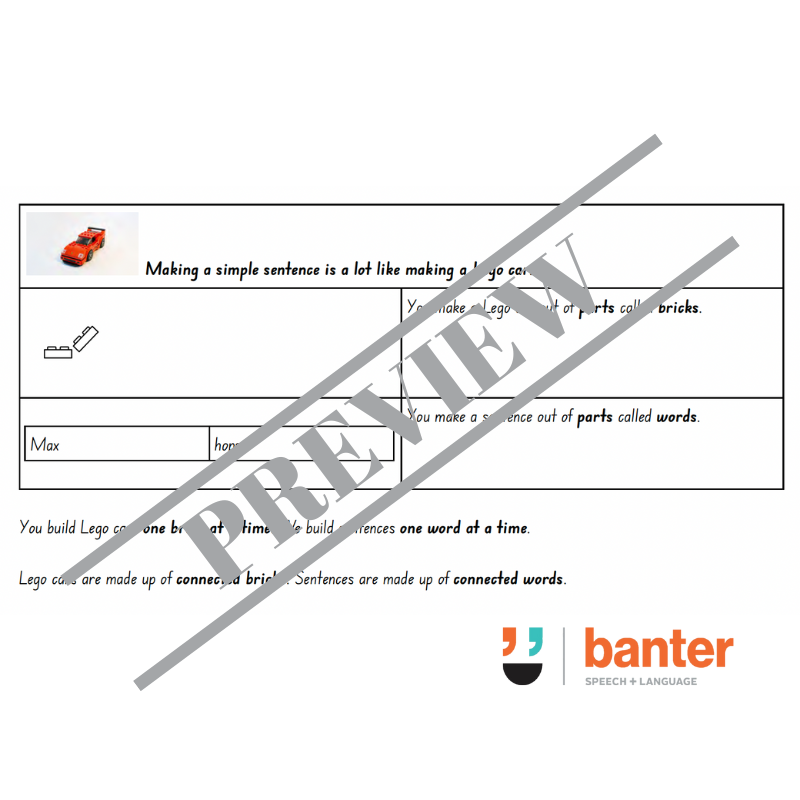 Think Then Write 1: Simple Sentences Workbook