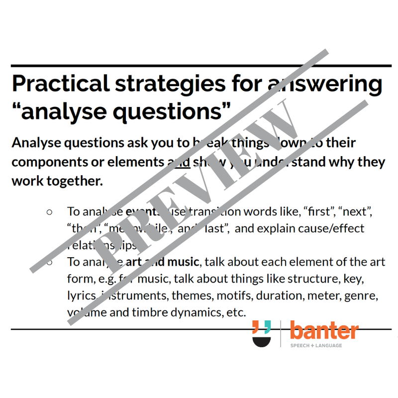 Interactive Oral Language Workouts for High School Students