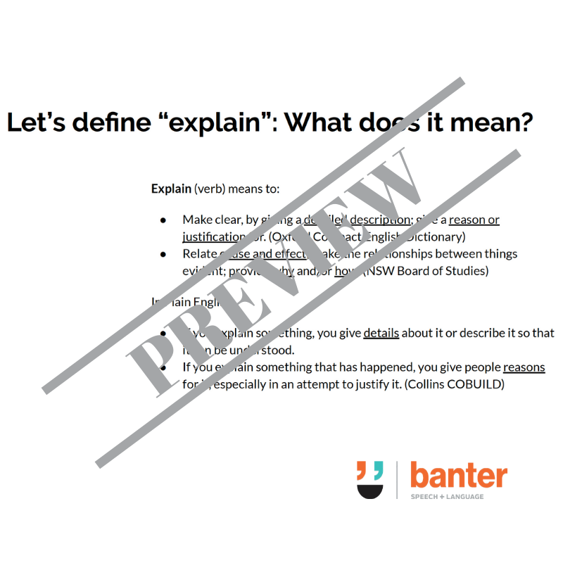 Interactive Oral Language Workouts for High School Students