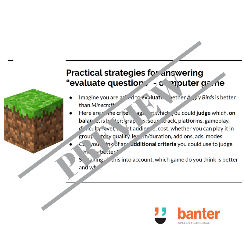 Interactive Oral Language Workouts for High School Students