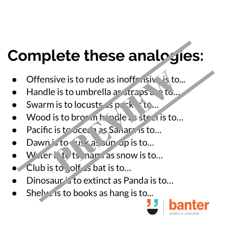 Interactive Oral Language Workouts for High School Students