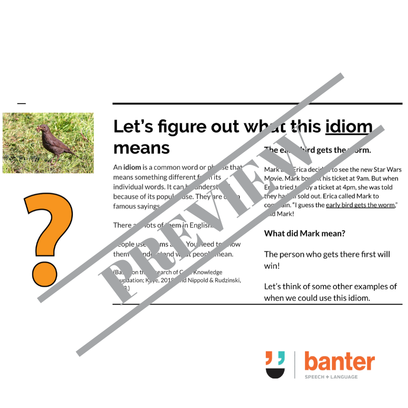 Interactive Oral Language Workouts for Primary School Students