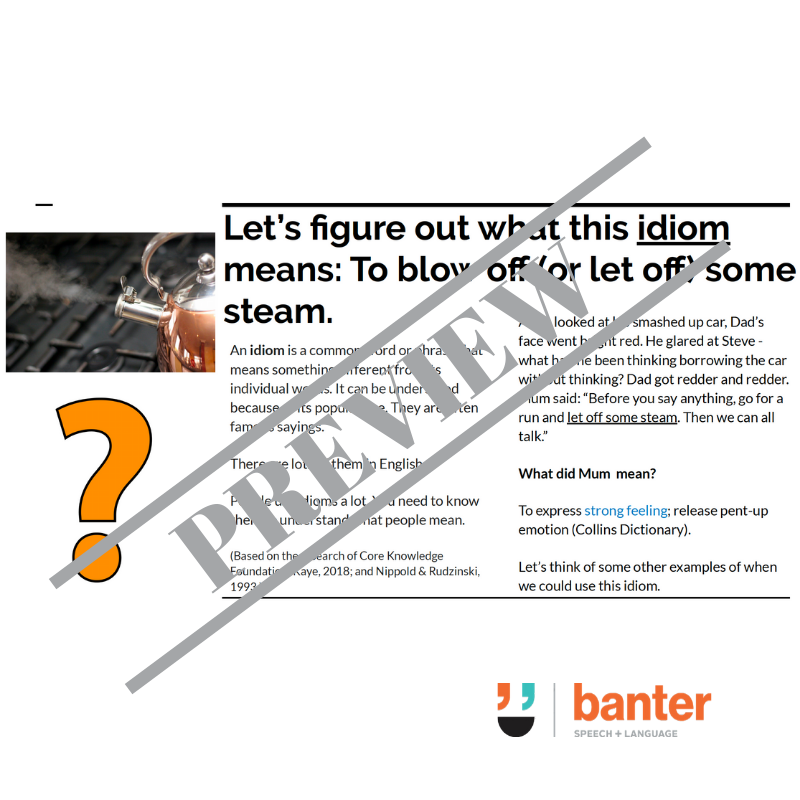 Interactive Oral Language Workouts for Primary School Students