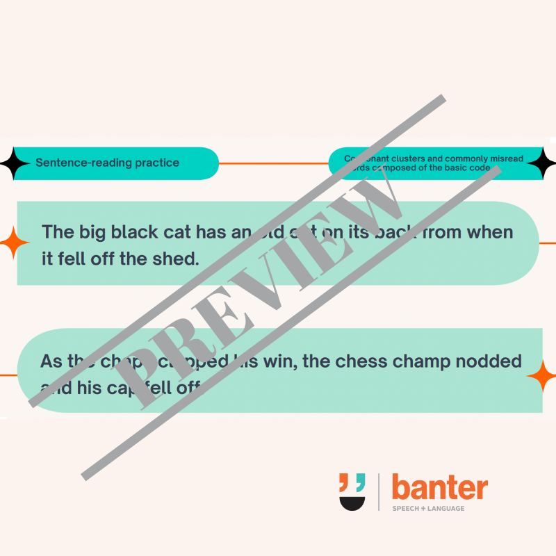 Banter Early Reading Program: Workbook 05