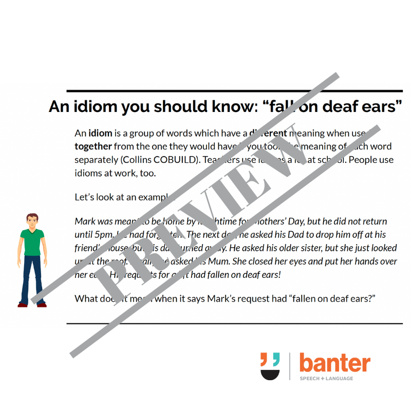 Interactive Oral Language Workouts for High School Students