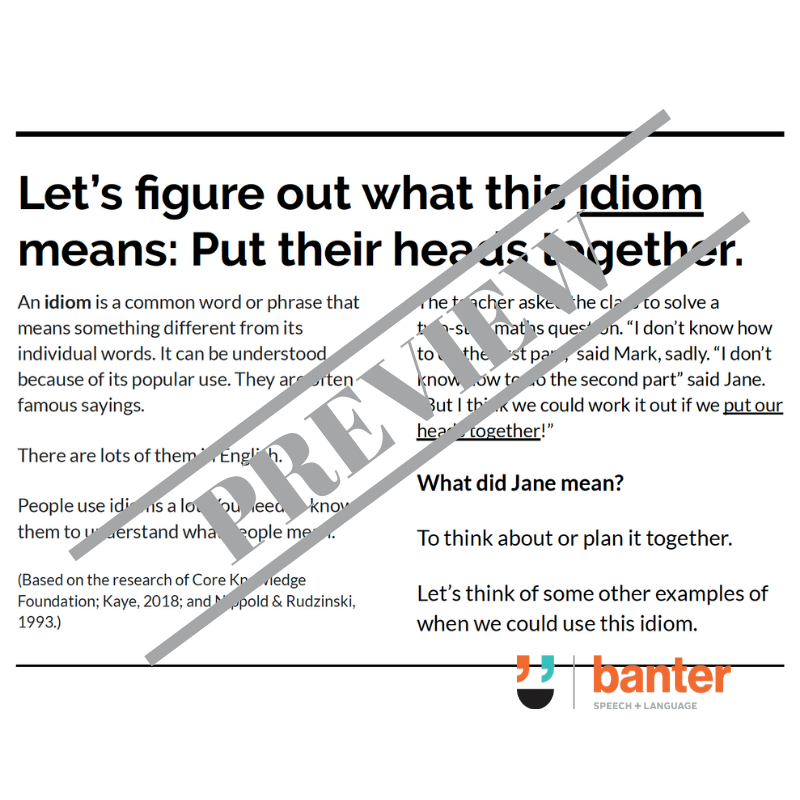 Interactive Oral Language Workouts for Primary School Students