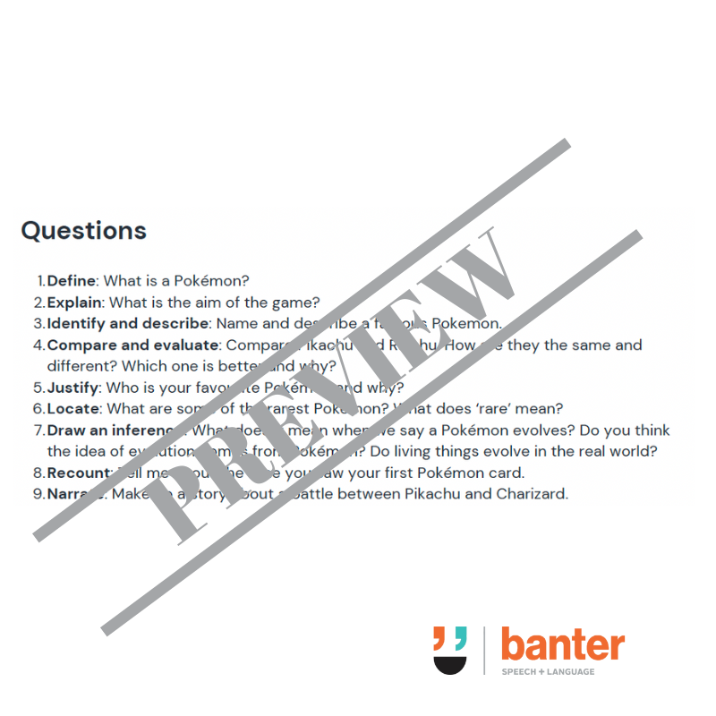 Banter Workbook: 65 Short Reading Passages for Primary School Students