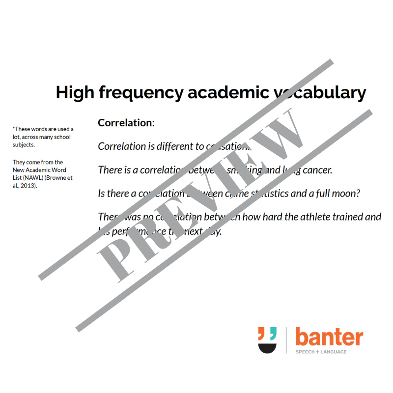 Interactive Oral Language Workouts for High School Students