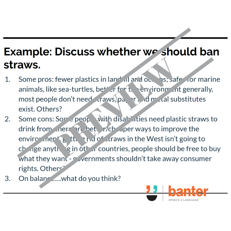 Interactive Oral Language Workouts for High School Students