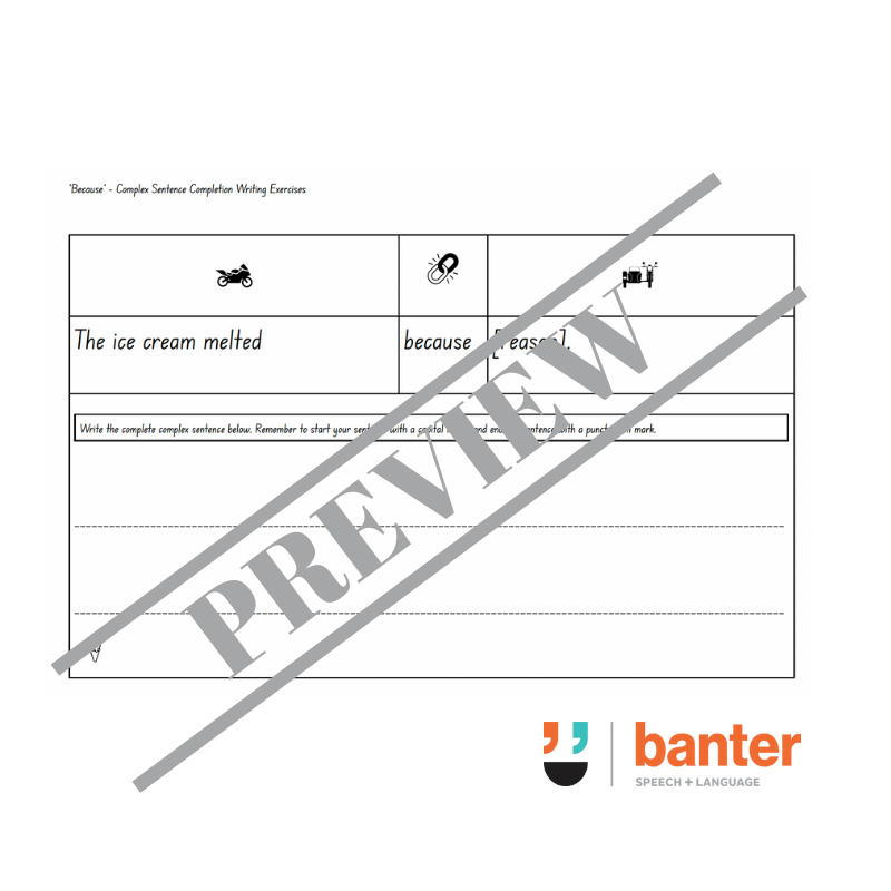 Think Then Write 3: Complex Sentences Workbook