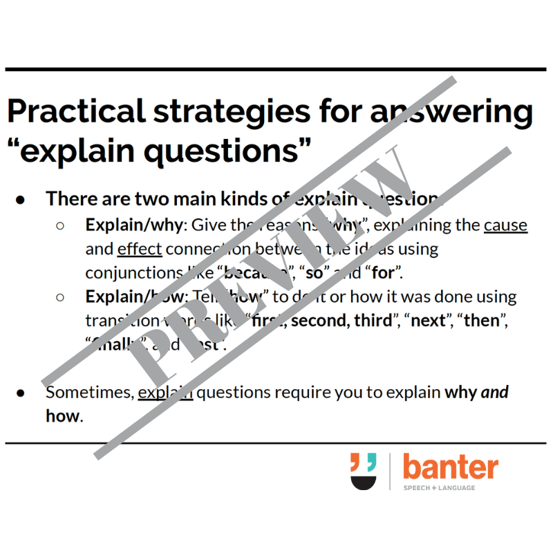 Interactive Oral Language Workouts for High School Students