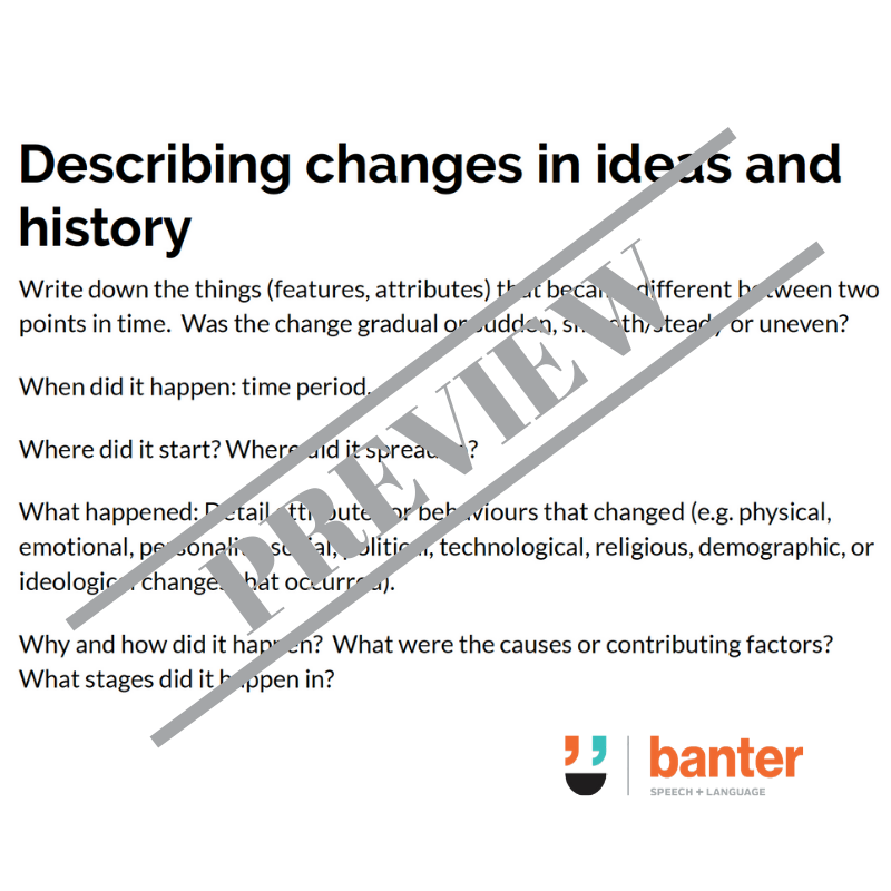 Interactive Oral Language Workouts for High School Students