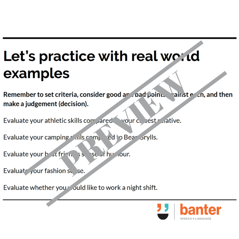 Interactive Oral Language Workouts for High School Students