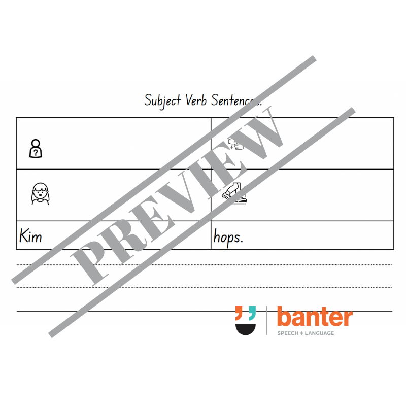 Think Then Write 1: Simple Sentences Workbook