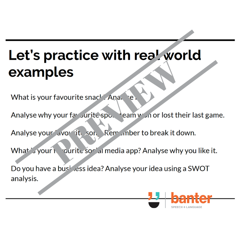 Interactive Oral Language Workouts for High School Students