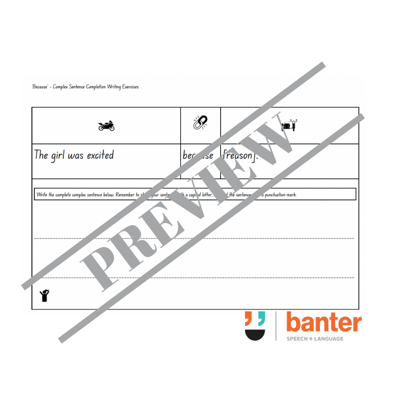 Think Then Write 3: Complex Sentences Workbook