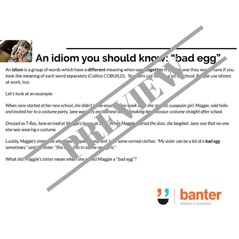 Interactive Oral Language Workouts for High School Students