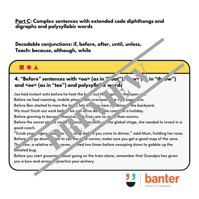 Banter Early Reading Program: Workbook 11