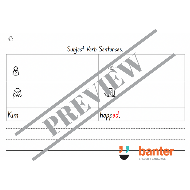 Think Then Write 1: Simple Sentences Workbook