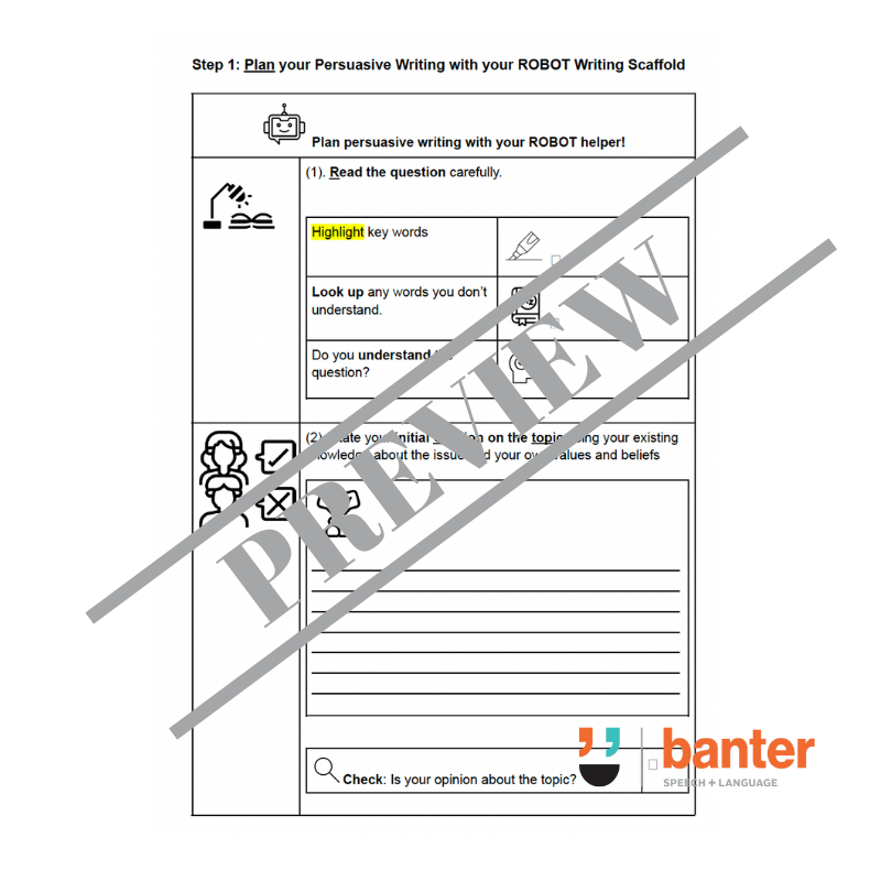 Think Then Write 7: Persuasive Writing Foundations Workbook