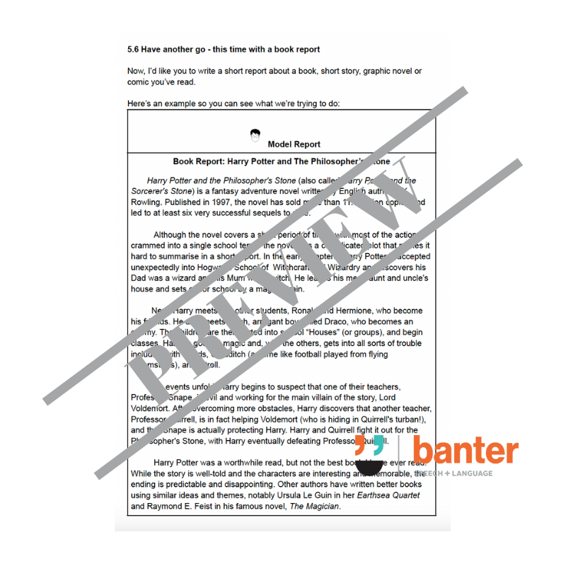 Think Then Write 5: Multi-Paragraph Information Report Writing Foundations Workbook