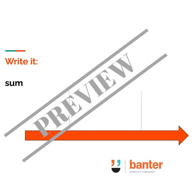 Banter Early Reading Program: Workbook 01