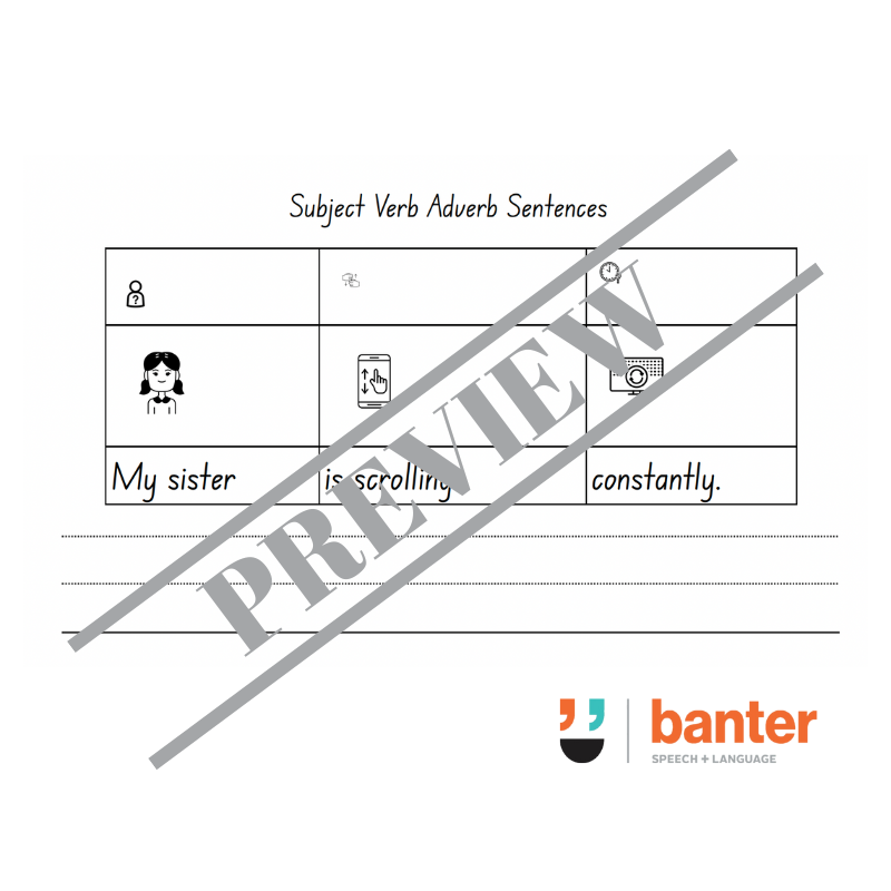 Think Then Write 1: Simple Sentences Workbook