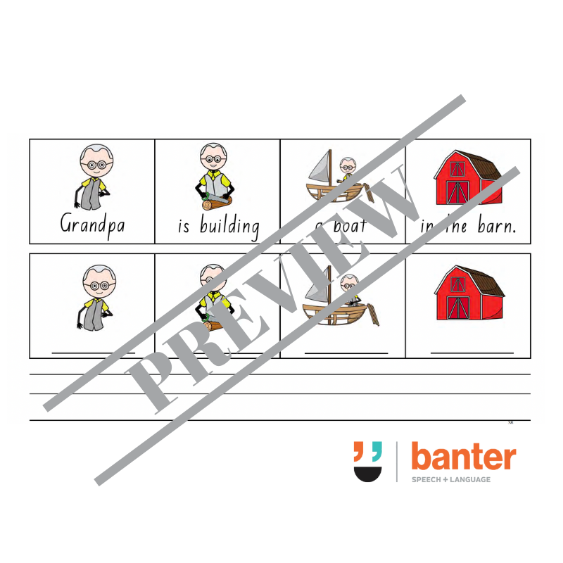 Think Then Write 1: Simple Sentences Workbook