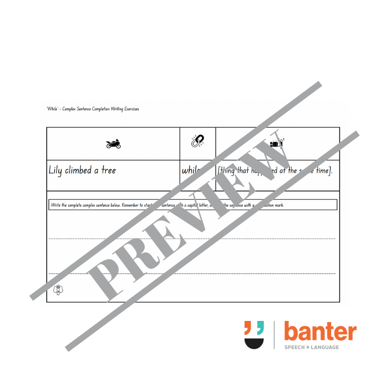 Think Then Write 3: Complex Sentences Workbook