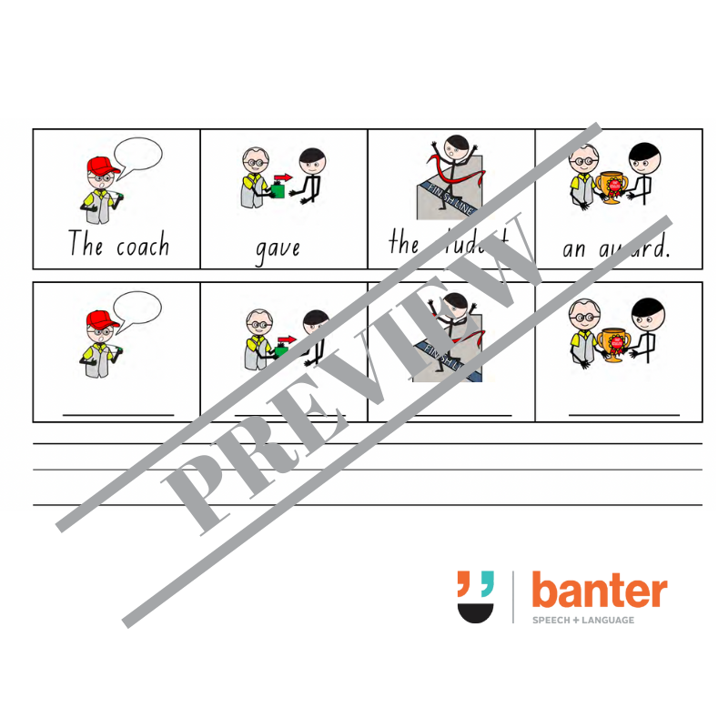 Think Then Write 1: Simple Sentences Workbook