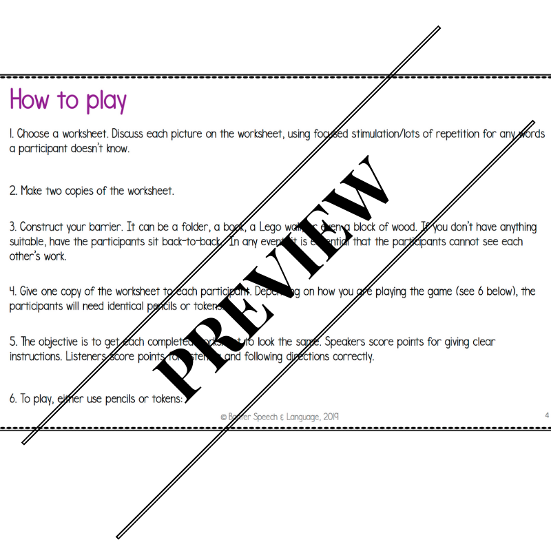 Following Directions