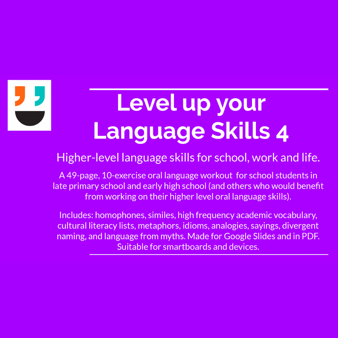 Interactive Oral Language Workouts for High School Students