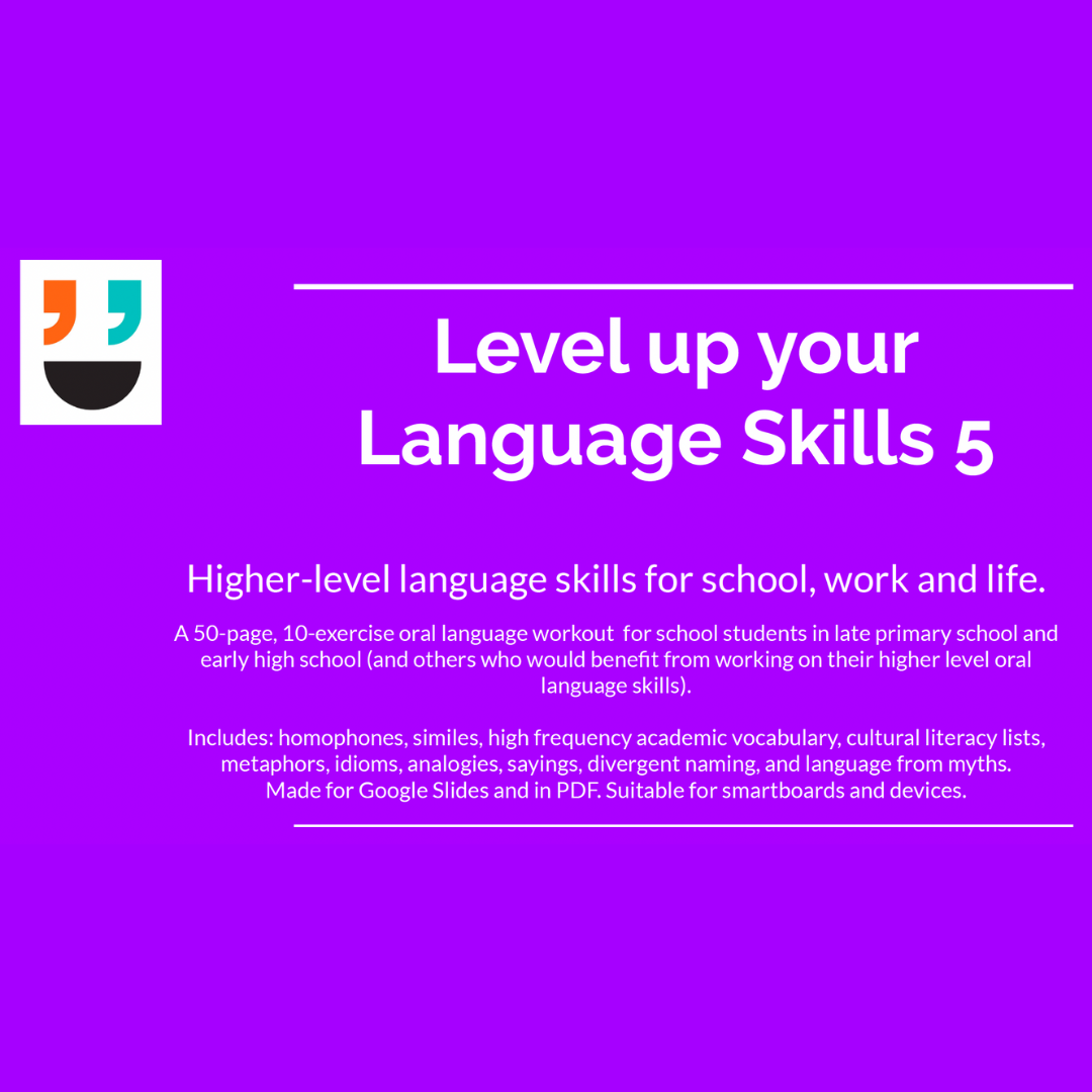 Interactive Oral Language Workouts for High School Students