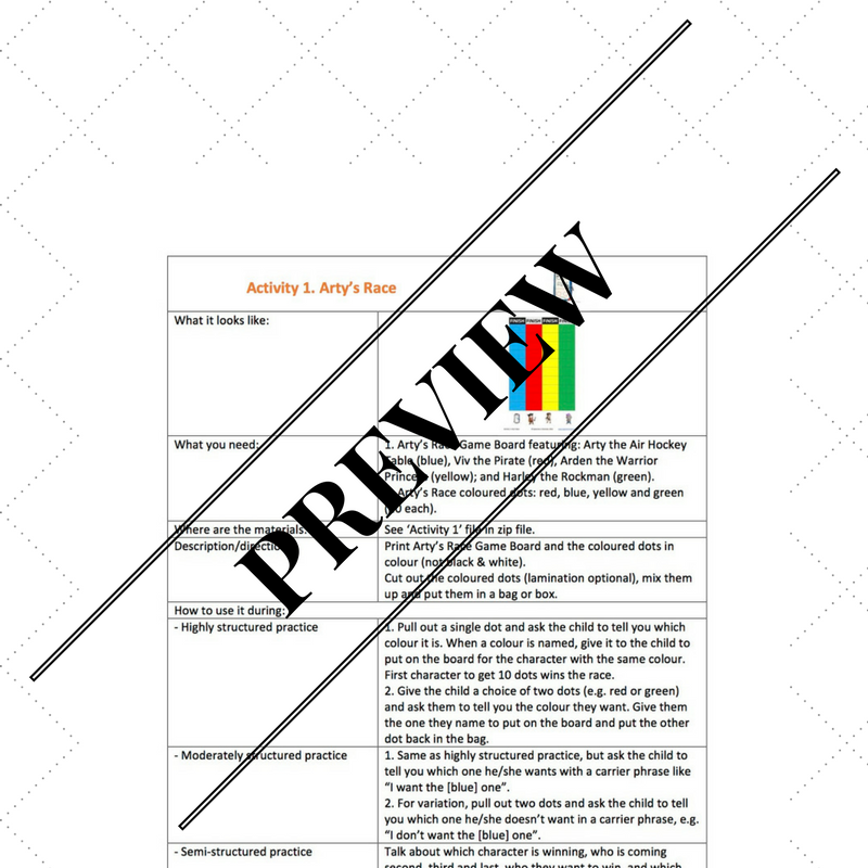Banter Stuttering Workbook: Lidcombe Program Starter Kit