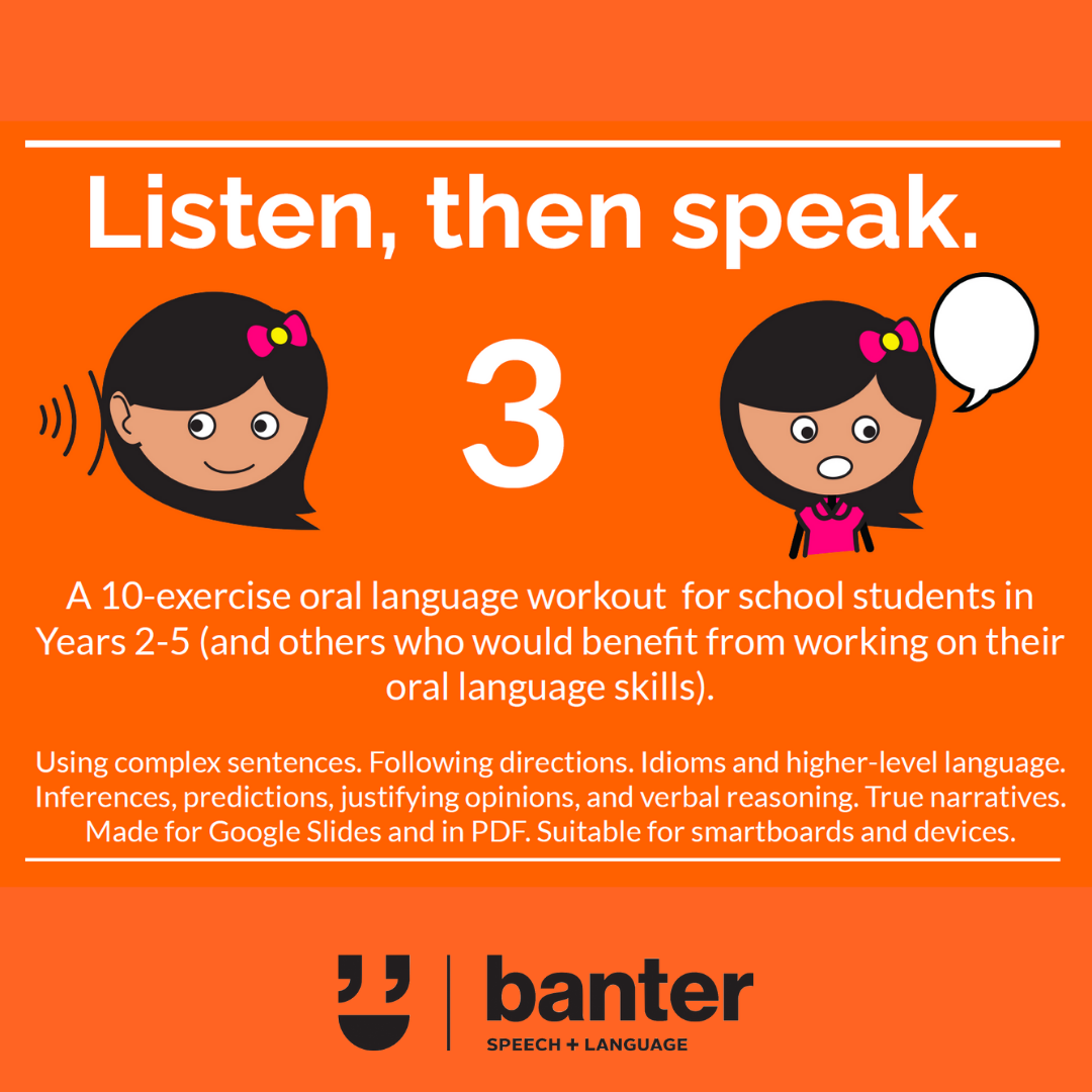 Interactive Oral Language Workouts for Primary School Students