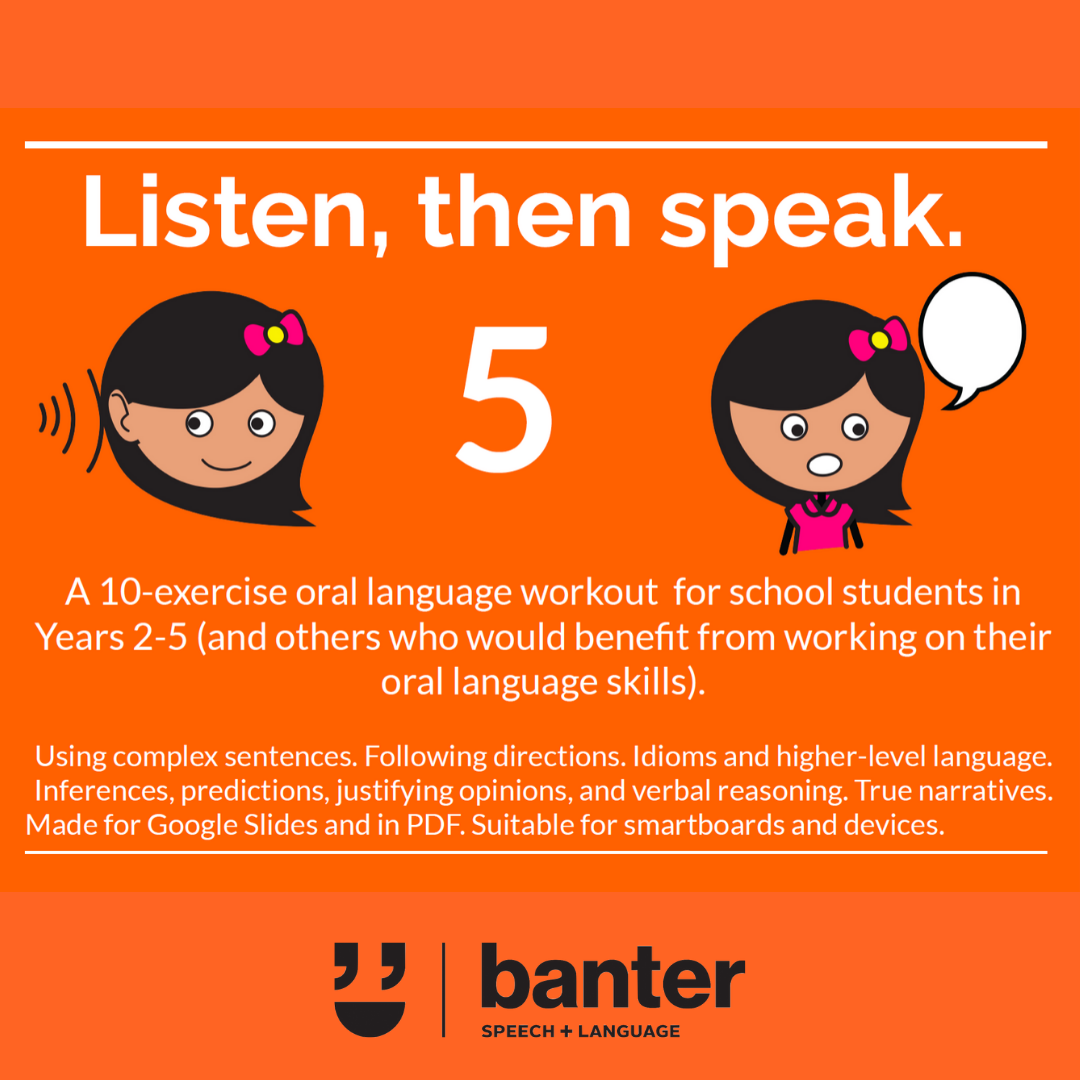 Interactive Oral Language Workouts for Primary School Students