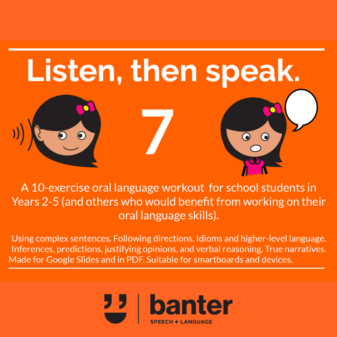 Interactive Oral Language Workouts for Primary School Students