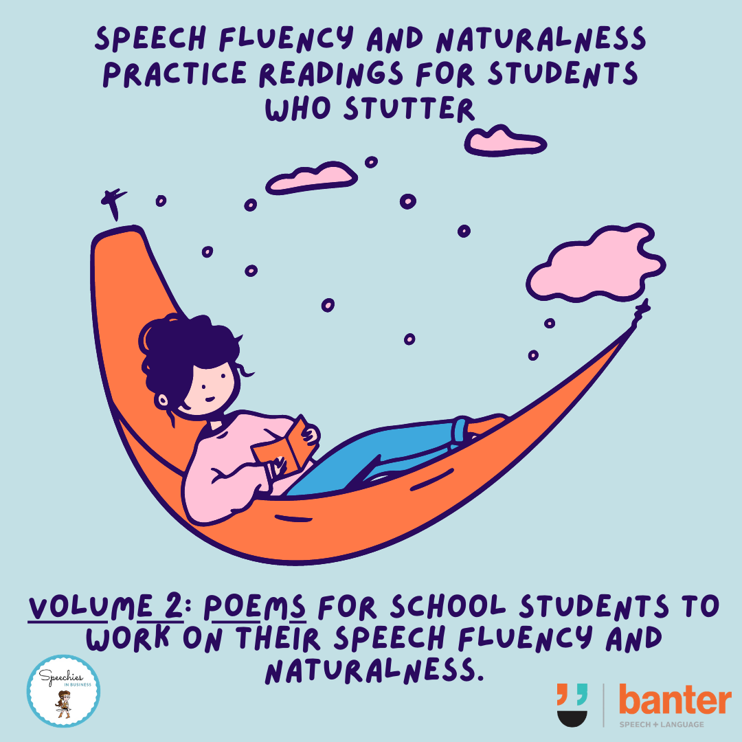 Banter Stuttering Workbook: Speech Fluency and Naturalness Practice Resources
