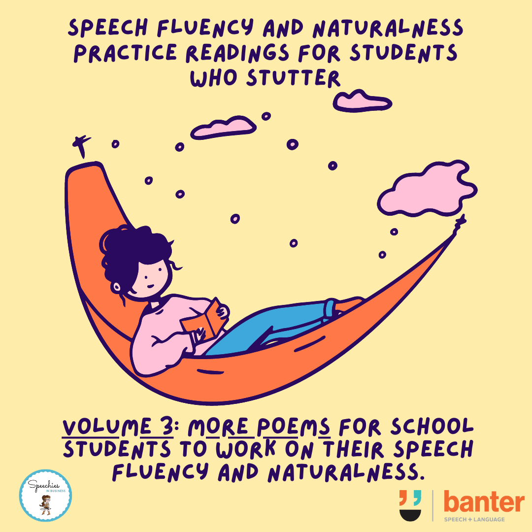 Banter Stuttering Workbook: Speech Fluency and Naturalness Practice Resources