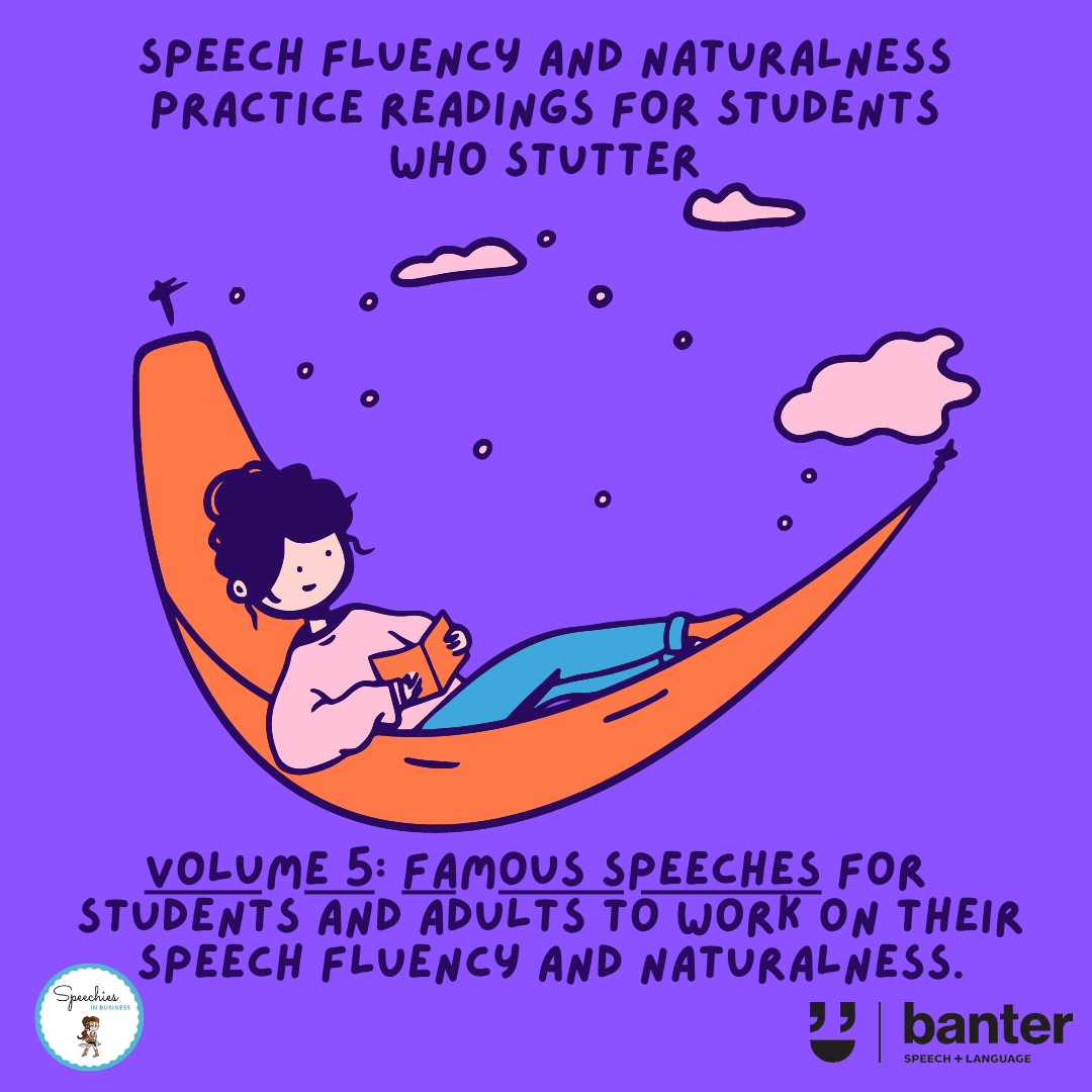 Banter Stuttering Workbook: Speech Fluency and Naturalness Practice Resources